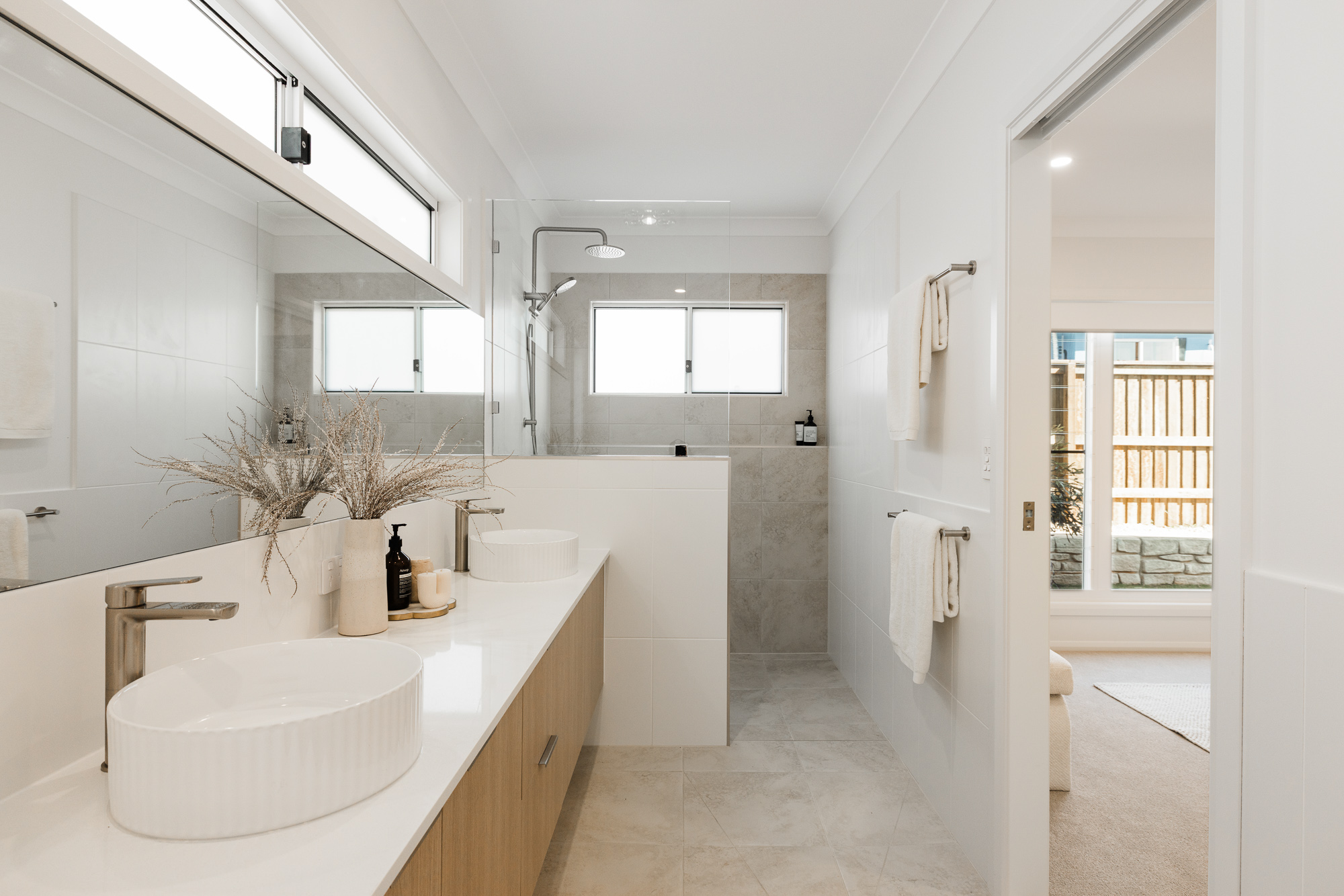 Renovated ensuite bathroom